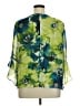 Kasper 100% Polyester Green 3/4 Sleeve Blouse Size XL - photo 2