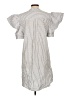 BCBGMAXAZRIA Checkered-gingham Gray Casual Dress Size L - photo 2