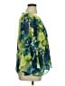 Kasper 100% Polyester Green 3/4 Sleeve Blouse Size XL - photo 4