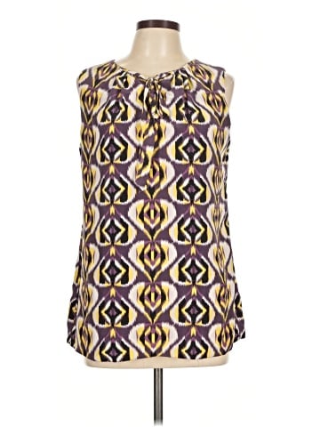 Tory Burch Sleeveless Silk Top (view 1)