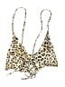 Boys + Arrows Animal Print Gold Swimsuit Top Size S - photo 1