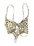 Boys + Arrows Animal Print Gold Swimsuit Top Size S - photo 2
