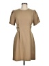 Assorted Brands Solid Tan Casual Dress Size M - photo 1