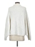 Topshop Solid White Turtleneck Sweater Size 4 - photo 2