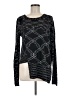 BCBGMAXAZRIA Black Long Sleeve Silk Top Size M - photo 1