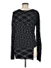 BCBGMAXAZRIA Black Long Sleeve Silk Top Size M - photo 2