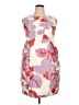 Diane von Furstenberg Print Ivory Cocktail Dress Size 14 - photo 1