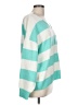 Vince Camuto Stripes Teal Pullover Sweater Size L - photo 4