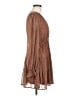 AaKaa 100% Polyester Paisley Brown Casual Dress Size M - photo 4