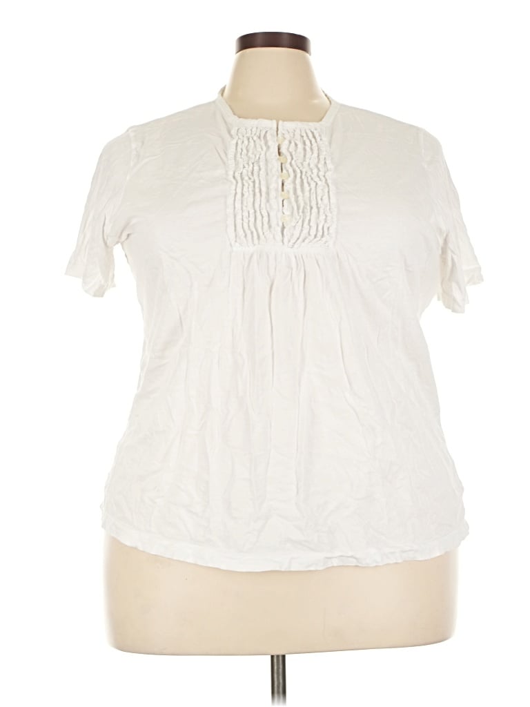 Pre-owned Assorted Brands Short Sleeve T-shirt In Ivory