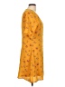 Blue Rain Yellow Casual Dress Size L - photo 4