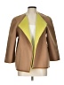 Lafayette 148 New York Color Block Brown Wool Coat Size L - photo 1