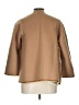 Lafayette 148 New York Color Block Brown Wool Coat Size L - photo 2