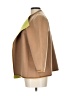 Lafayette 148 New York Color Block Brown Wool Coat Size L - photo 5