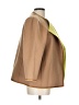 Lafayette 148 New York Color Block Brown Wool Coat Size L - photo 4