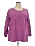 Danskin Now 100% Polyester Purple Pullover Sweater Size 2X - photo 1