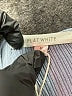 Flat White Solid Gray Casual Dress Size M - photo 7
