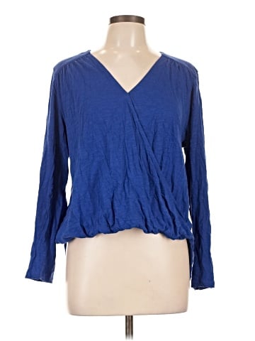 Caslon Long Sleeve Blouse (view 1)