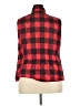 Relativity 100% Polyester Plaid Red Vest Size 2X - photo 2