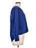 Caslon 100% Cotton Blue Long Sleeve Blouse Size L - photo 4