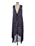 Allison Joy 100% Polyester Paisley Blue Casual Dress Size S - photo 1