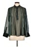 Gretchen Scott Designs 100% Polyester Green Long Sleeve Blouse Size L - photo 1