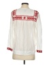 J.Crew 100% Cotton Ivory Long Sleeve Blouse Size XS - photo 2