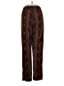 Mind Code Print Red Casual Pants Size S - photo 2