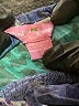 Pink Apple Tie-dye Blue Cocktail Dress Size S (estimated) - photo 7
