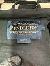 Pendleton Checkered-gingham Black Track Jacket Size S - photo 6