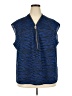 MICHAEL Michael Kors 100% Polyester Blue Sleeveless Blouse Size 3X - photo 1