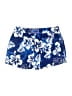 Unbranded 100% Polyester Floral Blue Board Shorts Size 15 - photo 2