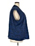 MICHAEL Michael Kors 100% Polyester Blue Sleeveless Blouse Size 3X - photo 4
