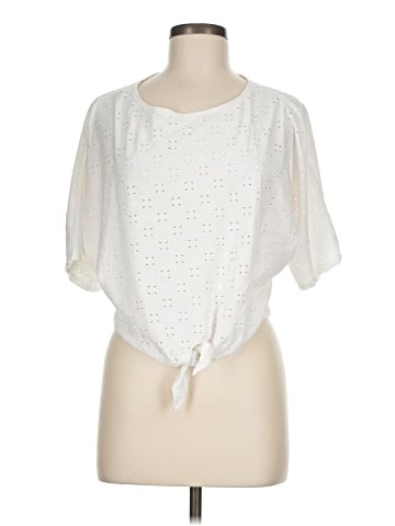 Caution to the Wind Short Sleeve Blouse (view 1)