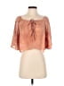 Blue Life 100% Rayon Orange 3/4 Sleeve Blouse Size S - photo 1
