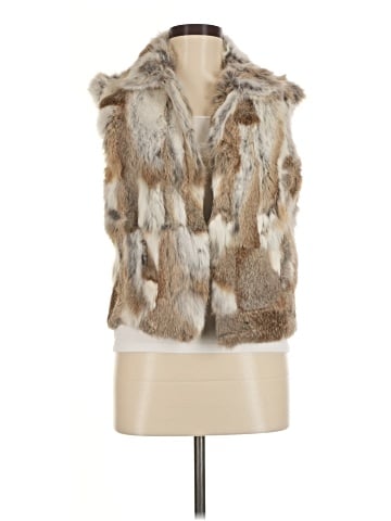 Adrienne Landau Faux Fur Vest (view 1)