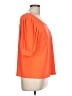 CeCe Orange 3/4 Sleeve Top Size L - photo 4