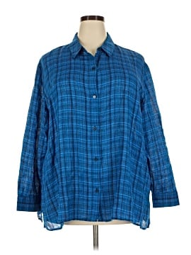 Eileen Fisher Long Sleeve Button Down Shirt