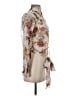 Nicholas 100% Silk Floral Ivory Long Sleeve Silk Top Size 0 - photo 4