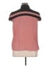Worthington 100% Polyester Color Block Red Short Sleeve Blouse Size XL - photo 2