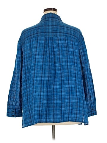 Eileen Fisher Long Sleeve Button-Down Shirt (view 2)