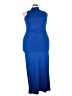 Daisy Solid Blue Cocktail Dress Size 3X - photo 1