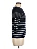 Ann Taylor Factory 100% Cotton Stripes Black Pullover Sweater Size M - photo 4
