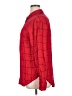 A New Day 100% Rayon Plaid Red Long Sleeve Button-Down Shirt Size XL - photo 5