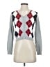 John Galt 100% Cotton Argyle Gray Cardigan Size 0X - photo 1