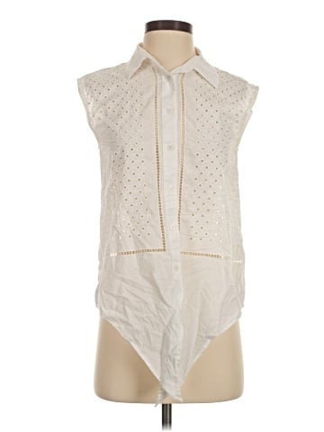 Equipment Sleeveless Button-Down Shirt (view 1)