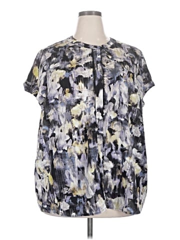 Simply Vera Vera Wang Short Sleeve Blouse (view 1)