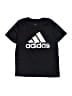 Adidas 100% Polyester Black Short Sleeve T-Shirt Size 5 - photo 1