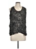 Tolani 100% Silk Black Sleeveless Silk Top Size L - photo 1