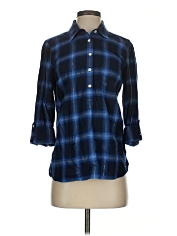 Tommy Hilfiger 3/4 Sleeve Button-Down Shirt (view 1)